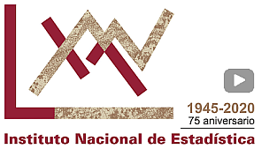Image and video INE 75th anniversary logo