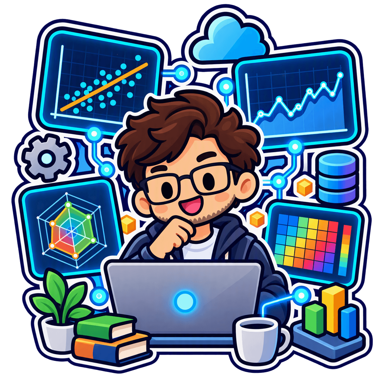 Icono decorativo de person