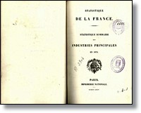 Statistique de la France: statistique sommaire des industries principales en 1873.