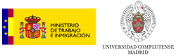 Logotipos: Ministerio de Trabajo e Inmigración y Universidad Complutense de Madrid