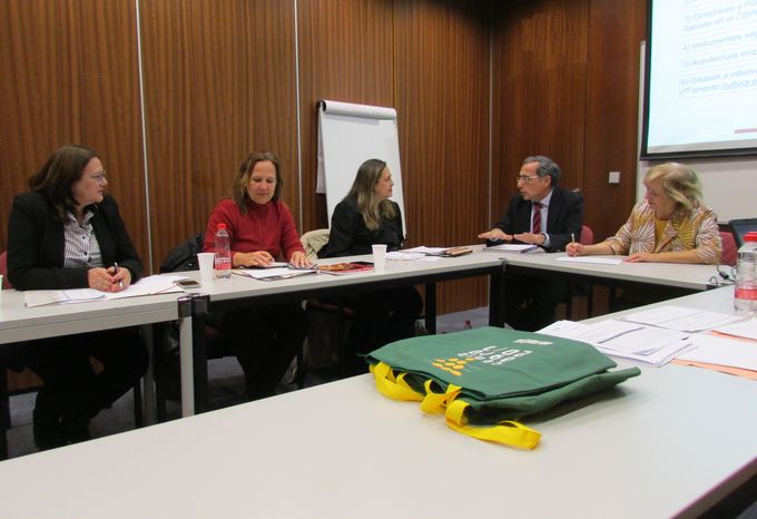 La delegación de Brasil, durante la sesión de gestión de la calidad 